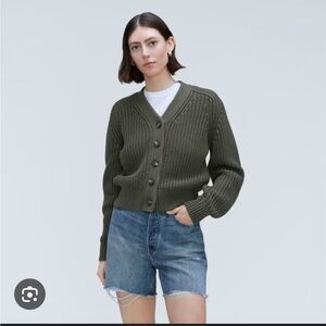 Everlane Texture Cotton Cardigan